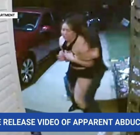 Kansas woman being abducted